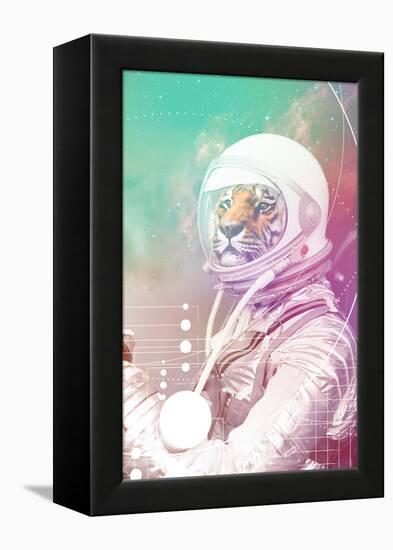 Astronaut Tiger-null-Framed Stretched Canvas