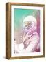 Astronaut Tiger-null-Framed Art Print