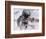 Astronaut Walking in Space-David Bases-Framed Photographic Print