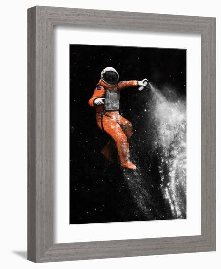 Astronaut-Florent Bodart-Framed Art Print