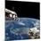 Astronauts Performing Work on Space Station While Orbiting Above Earth-Stocktrek Images-Mounted Photographic Print