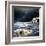 Astronauts Working on Space Station While Orbiting an Earth-Like Planet-Stocktrek Images-Framed Photographic Print