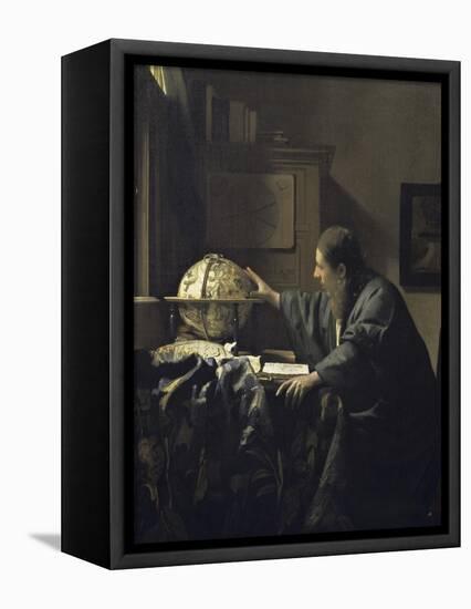 Astronomer, c.1668-Johannes Vermeer-Framed Premier Image Canvas