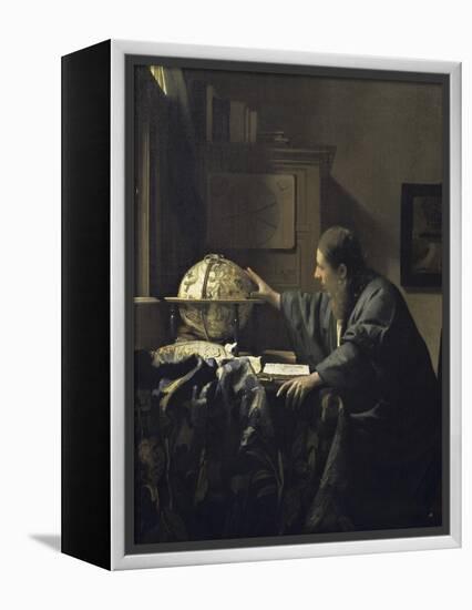 Astronomer, c.1668-Johannes Vermeer-Framed Premier Image Canvas