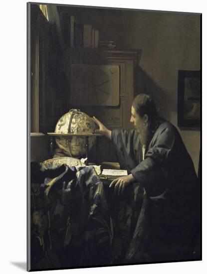 Astronomer, c.1668-Johannes Vermeer-Mounted Giclee Print