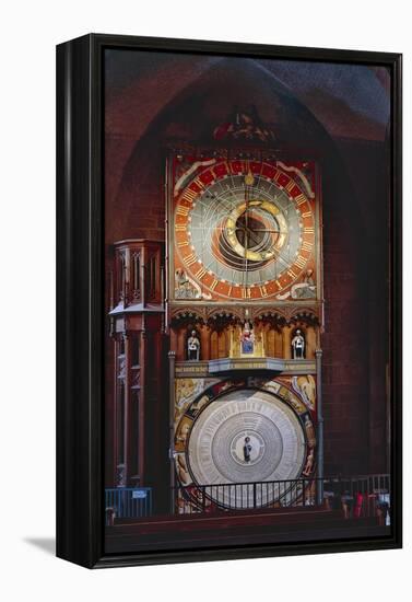 Astronomical Clock in Lund Cathedral, Sweden, Late 14th Century-null-Framed Premier Image Canvas