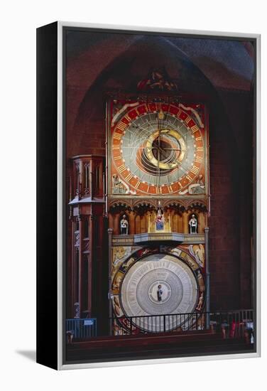 Astronomical Clock in Lund Cathedral, Sweden, Late 14th Century-null-Framed Premier Image Canvas