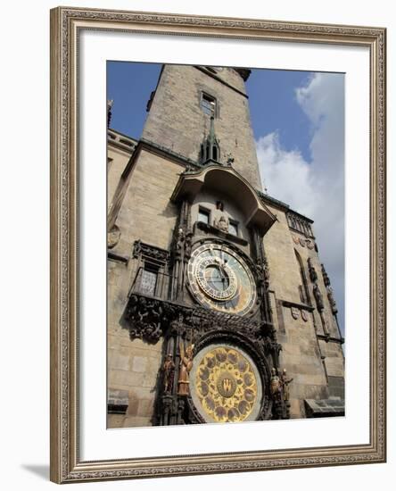 Astronomical Clock, Old Town Hall, Prague, Czech Republic, Europe-Hans Peter Merten-Framed Photographic Print