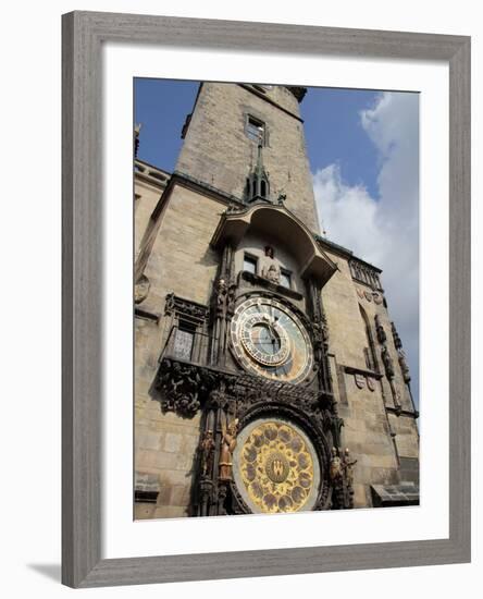 Astronomical Clock, Old Town Hall, Prague, Czech Republic, Europe-Hans Peter Merten-Framed Photographic Print