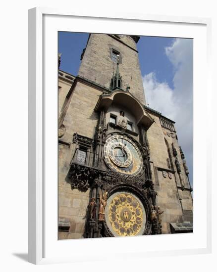 Astronomical Clock, Old Town Hall, Prague, Czech Republic, Europe-Hans Peter Merten-Framed Photographic Print