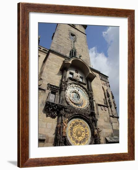 Astronomical Clock, Old Town Hall, Prague, Czech Republic, Europe-Hans Peter Merten-Framed Photographic Print