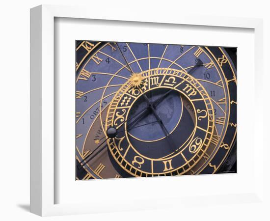 Astronomical Clock, Old Town Hall, Prague, Czech Republic-Jon Arnold-Framed Photographic Print