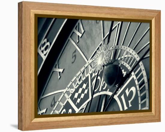 Astronomical Clock, Old Town Hall, Prague, Czech Republic-Jon Arnold-Framed Premier Image Canvas