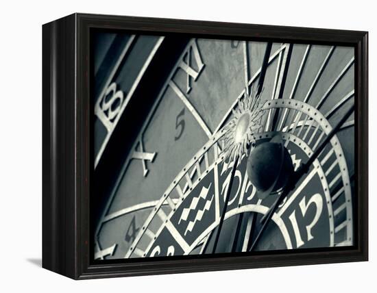 Astronomical Clock, Old Town Hall, Prague, Czech Republic-Jon Arnold-Framed Premier Image Canvas