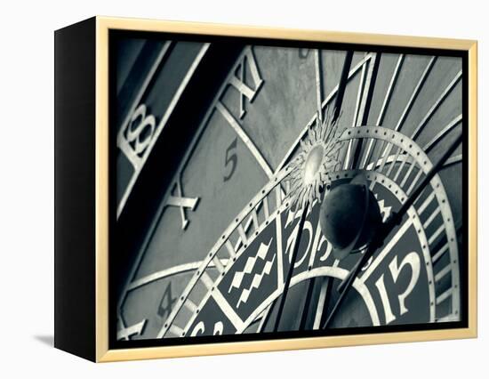 Astronomical Clock, Old Town Hall, Prague, Czech Republic-Jon Arnold-Framed Premier Image Canvas