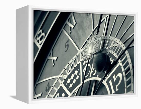 Astronomical Clock, Old Town Hall, Prague, Czech Republic-Jon Arnold-Framed Premier Image Canvas