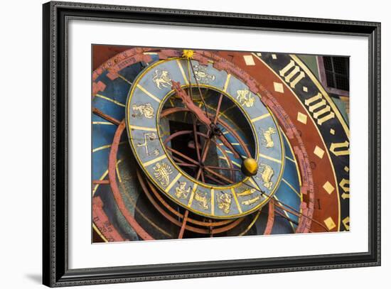 Astronomical Clock on the Zytglogge, Kramgasse, Bern (Berne), Berner Oberland, Switzerland-Jon Arnold-Framed Photographic Print