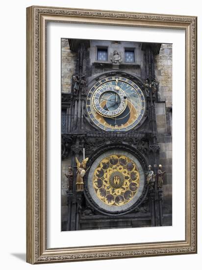 Astronomical Clock, Prague, Czech Republic-null-Framed Premium Photographic Print