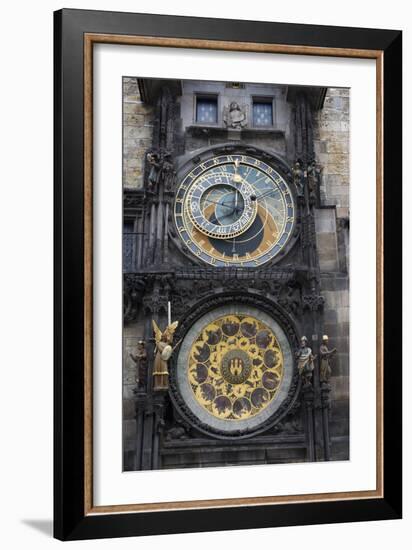 Astronomical Clock, Prague, Czech Republic-null-Framed Premium Photographic Print