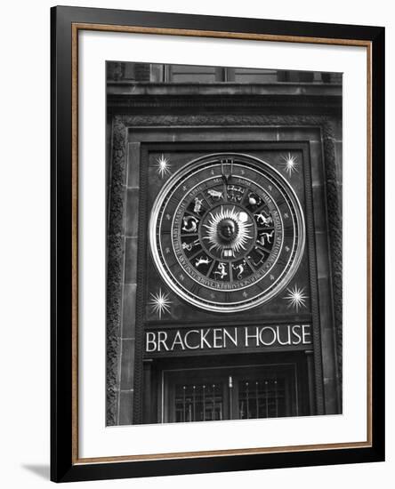 Astronomical Clock-Fred Musto-Framed Photographic Print