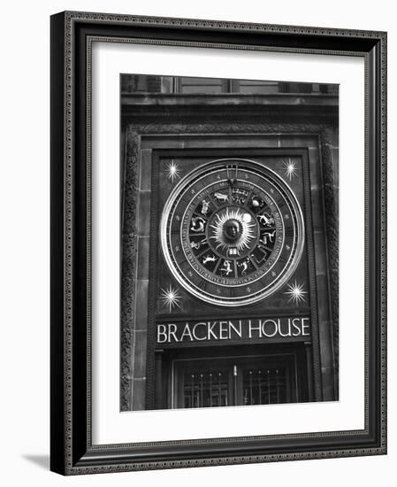 Astronomical Clock-Fred Musto-Framed Photographic Print