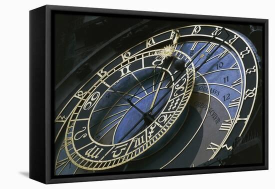 Astronomical Clock-null-Framed Premier Image Canvas