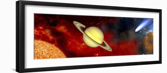 Astronomical Collage-David Ducros-Framed Photographic Print