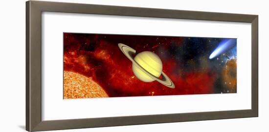 Astronomical Collage-David Ducros-Framed Photographic Print