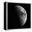 Astronomical Glass Plate Slide of the Moon in First Quarter (1899), 1899 (Glass Negative)-Unknown Artist-Framed Premier Image Canvas