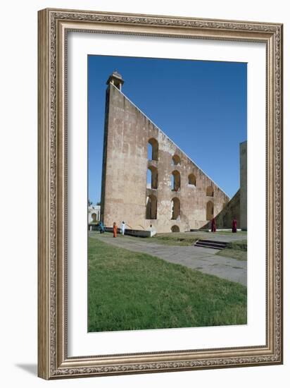 Astronomical Instrument, Jaipur Observatory, Rajasthan, India-Vivienne Sharp-Framed Photographic Print