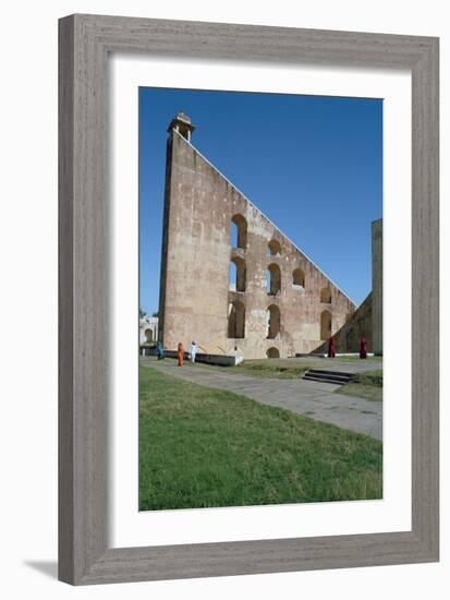 Astronomical Instrument, Jaipur Observatory, Rajasthan, India-Vivienne Sharp-Framed Photographic Print