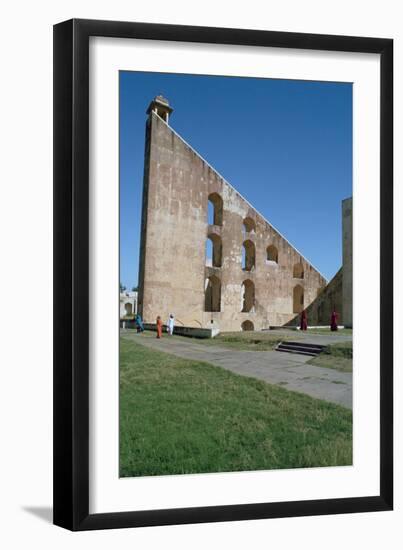 Astronomical Instrument, Jaipur Observatory, Rajasthan, India-Vivienne Sharp-Framed Photographic Print