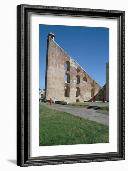 Astronomical Instrument, Jaipur Observatory, Rajasthan, India-Vivienne Sharp-Framed Photographic Print