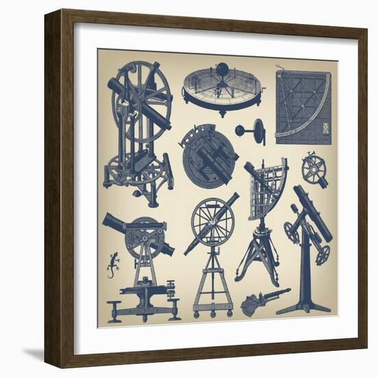 Astronomical Instruments-null-Framed Premium Giclee Print