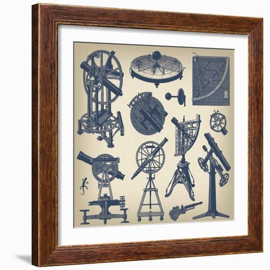 Astronomical Instruments-null-Framed Premium Giclee Print