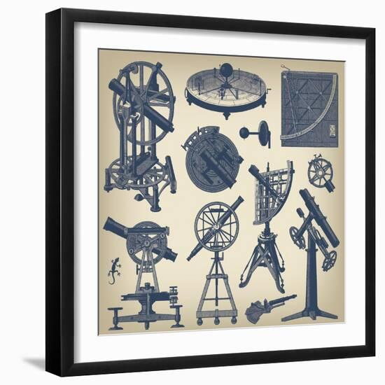 Astronomical Instruments-null-Framed Premium Giclee Print