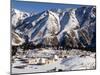 Astronomical Station in Snow Covered Landscape at Almaty in Kazakhstan, Central Asia-Tom Ang-Mounted Photographic Print