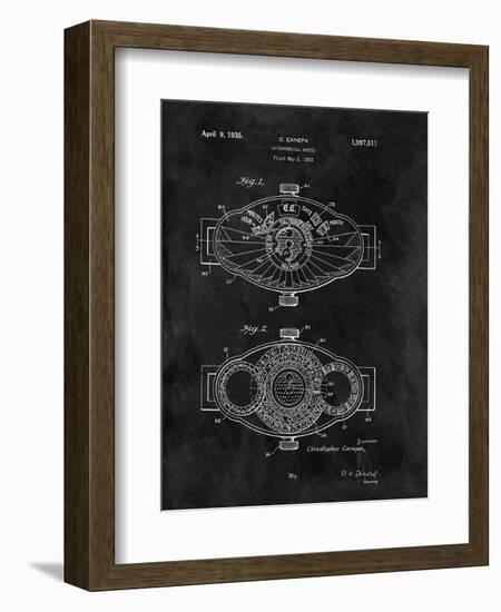 Astronomical Watch, 1932- Blac-Dan Sproul-Framed Art Print