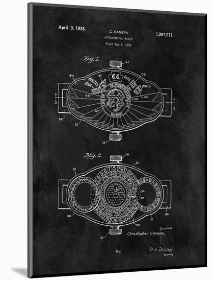 Astronomical Watch, 1932- Blac-Dan Sproul-Mounted Art Print