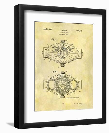 Astronomical Watch, 1932-Dan Sproul-Framed Art Print