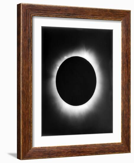 Astronomy, a Solar Eclipse, 1926-null-Framed Photo