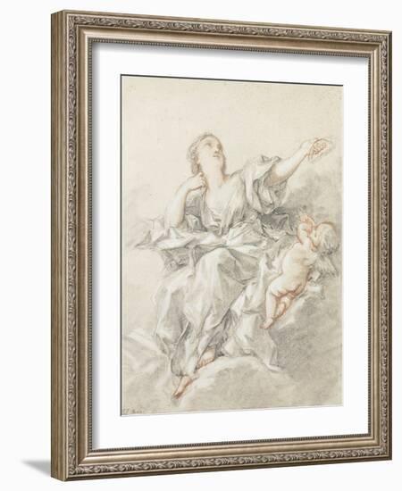 Astronomy; L'Astronomie-Francois Boucher-Framed Giclee Print