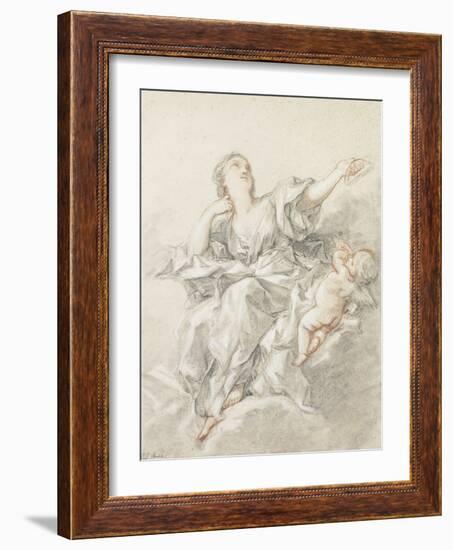 Astronomy; L'Astronomie-Francois Boucher-Framed Giclee Print