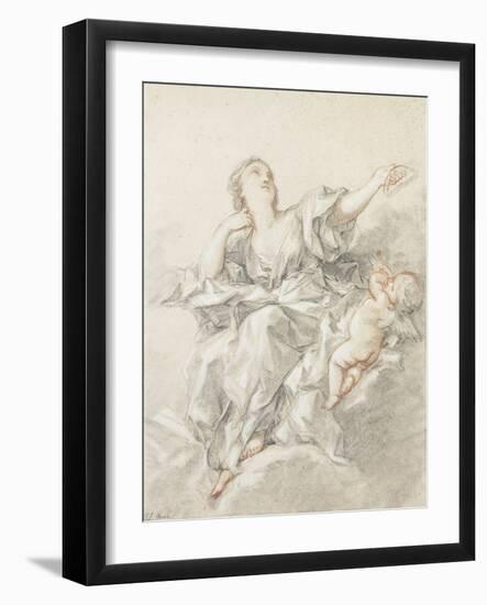 Astronomy; L'Astronomie-Francois Boucher-Framed Giclee Print