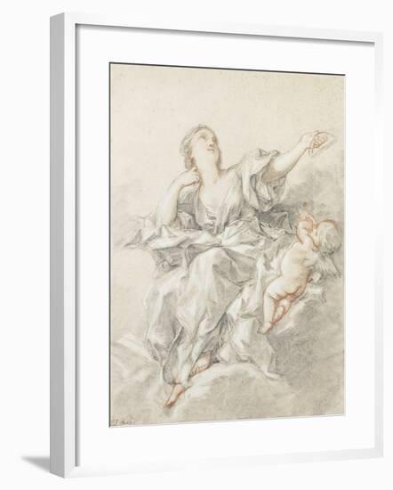 Astronomy; L'Astronomie-Francois Boucher-Framed Giclee Print