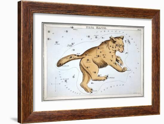 Astronomy: Ursa Major-Sidney Hall-Framed Giclee Print