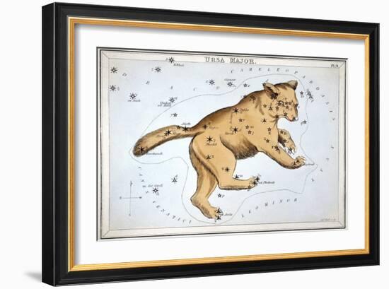 Astronomy: Ursa Major-Sidney Hall-Framed Giclee Print