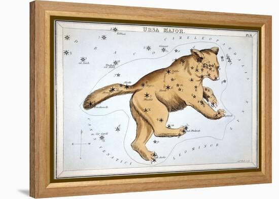 Astronomy: Ursa Major-Sidney Hall-Framed Premier Image Canvas