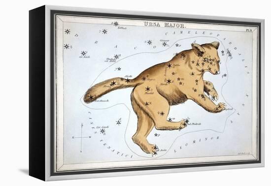 Astronomy: Ursa Major-Sidney Hall-Framed Premier Image Canvas