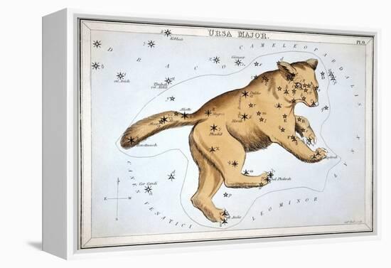 Astronomy: Ursa Major-Sidney Hall-Framed Premier Image Canvas